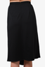 Tibi Black Midi Front Pleat Skirt Size 0