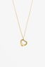 Tiffany 18K Gold Elsa Peretti Open Heart Pendant Necklace