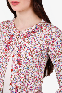 Twinset Pink Floral Embellished Cardigan Size M – Mine & Yours