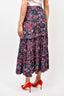 Ulla Johnson Purple/Pink Ruffle Maxi Skirt Size 0