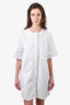 VVB Victoria Beckham White Denim Button-Up Dress Size 6