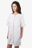 VVB Victoria Beckham White Denim Button-Up Dress Size 6