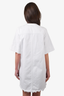 VVB Victoria Beckham White Denim Button-Up Dress Size 6