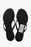 Valentino Black Black Jelly Rose Flip Flop Sandals Size 37