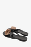 Valentino Black Black Jelly Rose Flip Flop Sandals Size 37