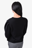 Valentino Black Cashmere Puff Sleeve Sweater Size S