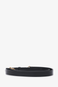 Valentino Garavani Black Leather One Stud Belt Size S