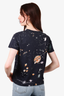 Valentino Navy Cotton Constellation Printed T-Shirt Size XS (As Is)