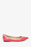 Valentino Pink Patent Leather Rockstud Flats Size 35.5