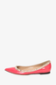 Valentino Pink Patent Leather Rockstud Flats Size 35.5