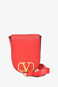Valentino VRing Love Shoulder Bag Leather Small