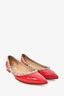 Valentino Red Patent Leather Rockstud Flats Size 39