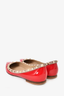 Valentino Red Patent Leather Rockstud Flats Size 39