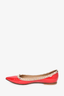 Valentino Red Patent Leather Rockstud Flats Size 39