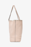 Valentino Taupe Grained Leather Rockstud Tote Bag