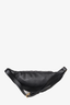 Versace Black Leather Quilted Medusa Belt Bag