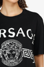 Versace Black/White Medusa Print T-Shirt Size S