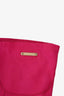 Versace Fushia Nappa Leather Wrist-Length Gloves Size S