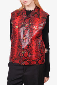 Versace Multicolor Print Silk Bralette Top Size 44