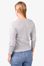 Vivienne Westwood Red Label Grey Cotton 3/4 Sleeve Sweater Size S