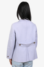 Weekend Max Mara Light Blue Wool Double Breasted Jacket Size 8