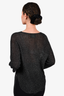 Zadig & Voltaire Black/Metallic Thread Sweater Estimated Size M