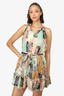 Zimmermann Multicolour Patchwork Print Sleeveless Dress Size 0