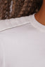 Brunello Cucinelli White T-Shirt With Embellished Shoulders