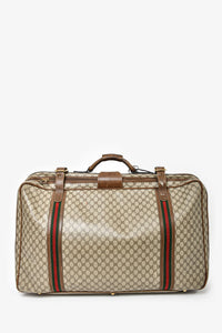 Gucci Vintage - GG Supreme Travel Bag - White - Leather Handbag - Luxury  High Quality - Avvenice