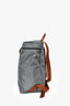 Longchamp Grey/Brown Nylon/Leather Backpack