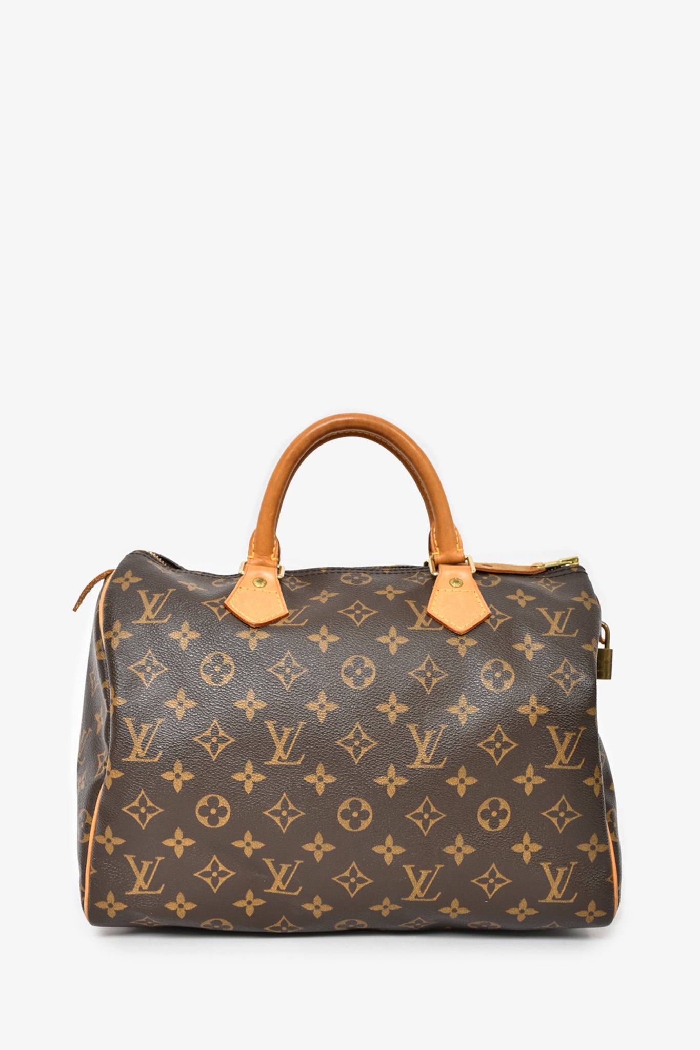 Louis Vuitton // 2007 Brown Monogram Speedy 30 Handbag – VSP