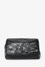 Saint Laurent Black Crinkled Leather 'Niki' Belt Bag