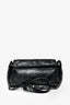 Saint Laurent Black Crinkled Leather 'Niki' Belt Bag