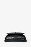 Saint Laurent Black Crinkled Leather 'Niki' Belt Bag