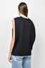 Valentino Black Knit Gold Studded Sleeveless Top Size L